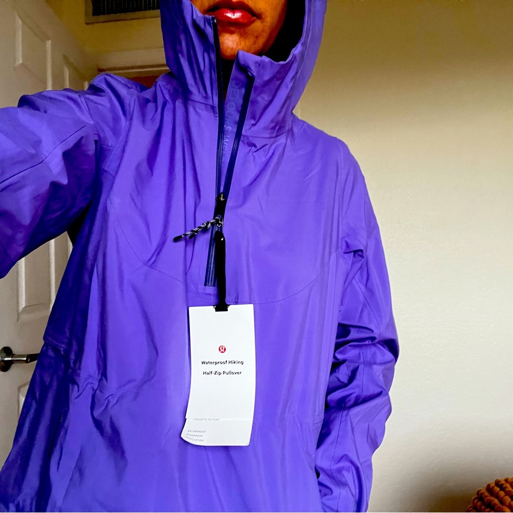 Lululemon Waterproof Hiking Half-Zip Pullover